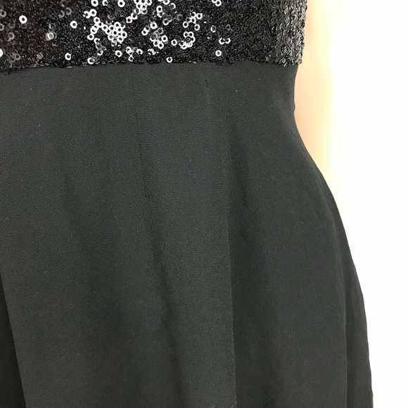 Tobi Little Black Dress LBD sequins mini short G1 - Picture 4 of 7